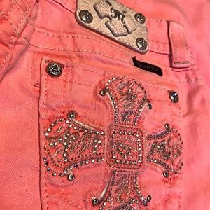 Pretty in Pink Size 27 Miss Me Skinny Jeans